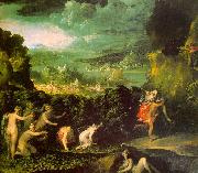 ABBATE, Niccolo dell The Rape of Proserpine  gfgf oil painting